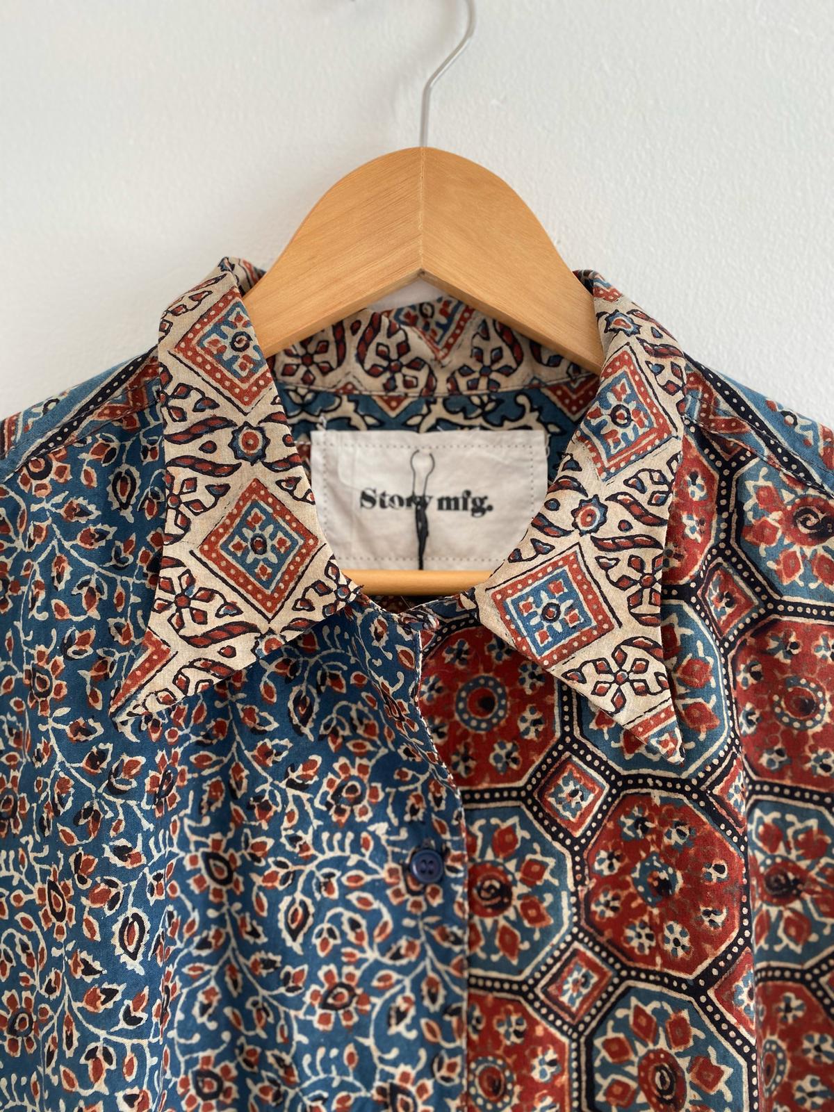 Story mfg. Shorty Shirt in ajrakh mix – Kiosk N1C