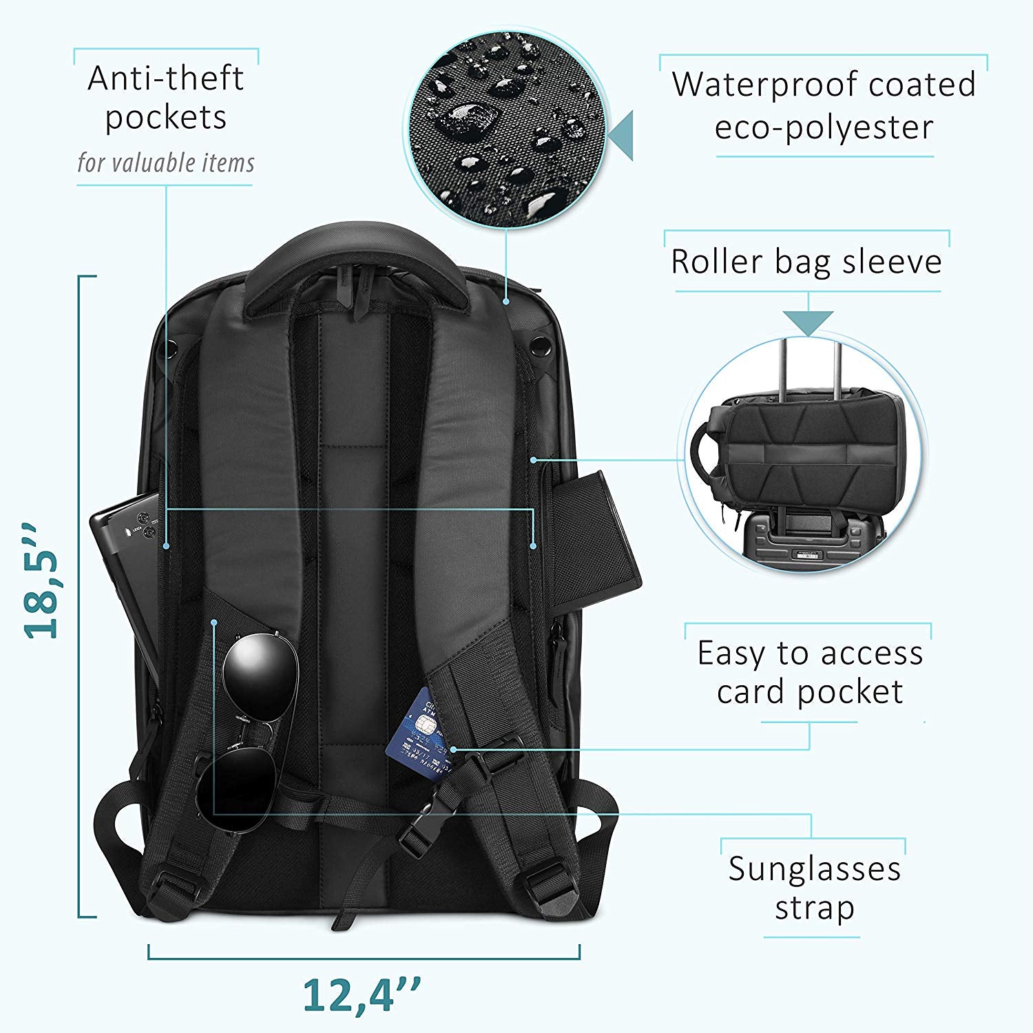 sterkmann expandable backpack