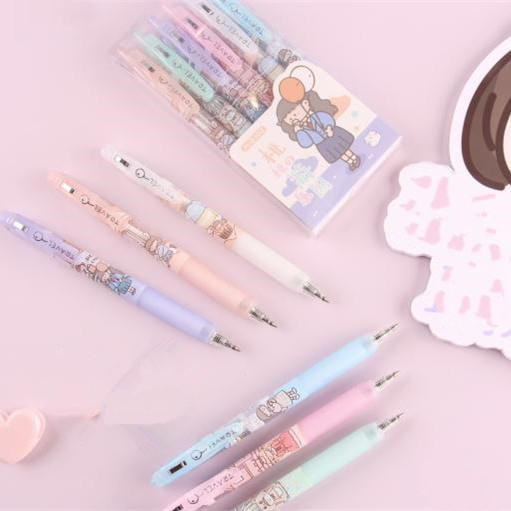 10Pcs Set Gel Pen School Supplies Kawaii Sumikko Gurashi Pens for School  Pink School Supplies Cute