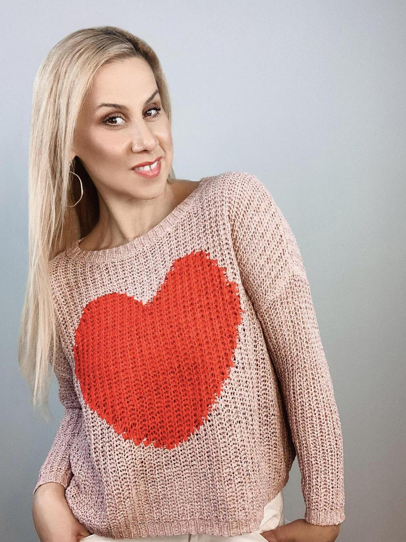 Heart sweater