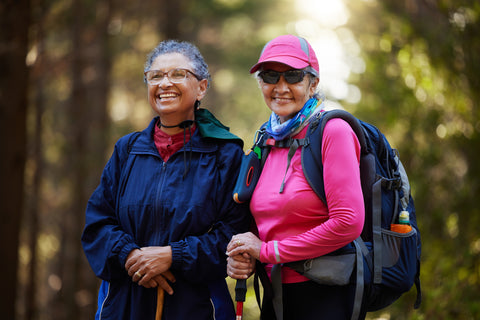 Seniors with Healthy Free Salivary Testosterone Levels Hiking