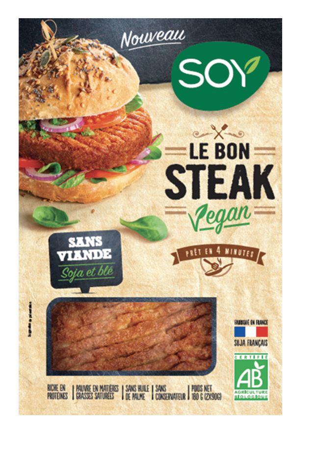 Steak végétal façon burger ⋆ Saveurs Bio