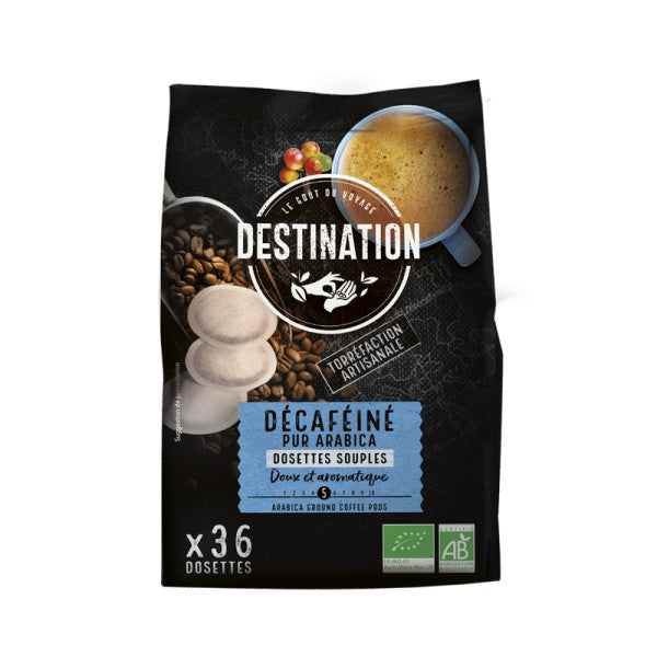 Grossiste Dosettes Souples de Café Espresso Décaféiné x36; 250g