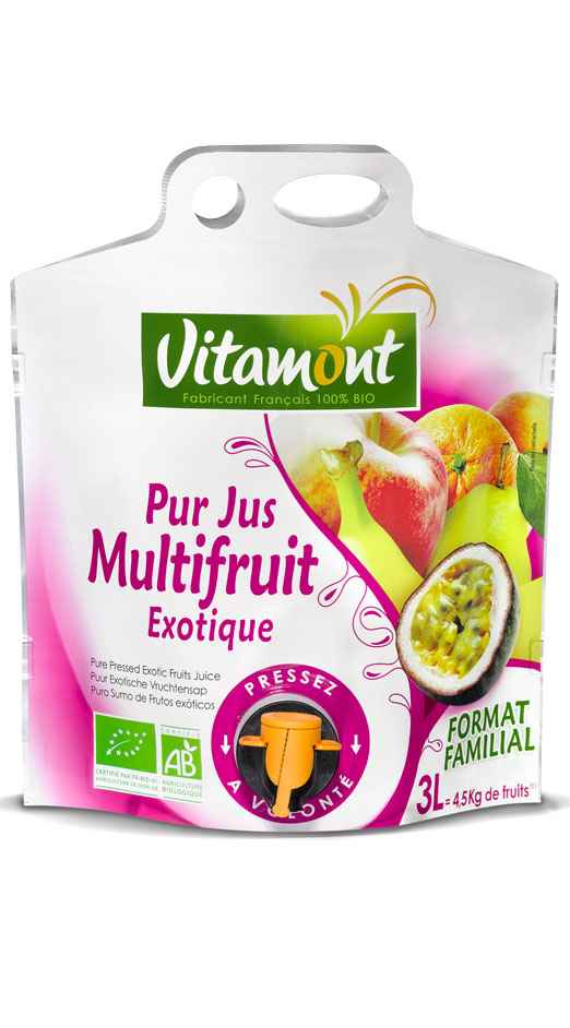 Lot Découverte Jus de fruits 100% pur jus (4L)