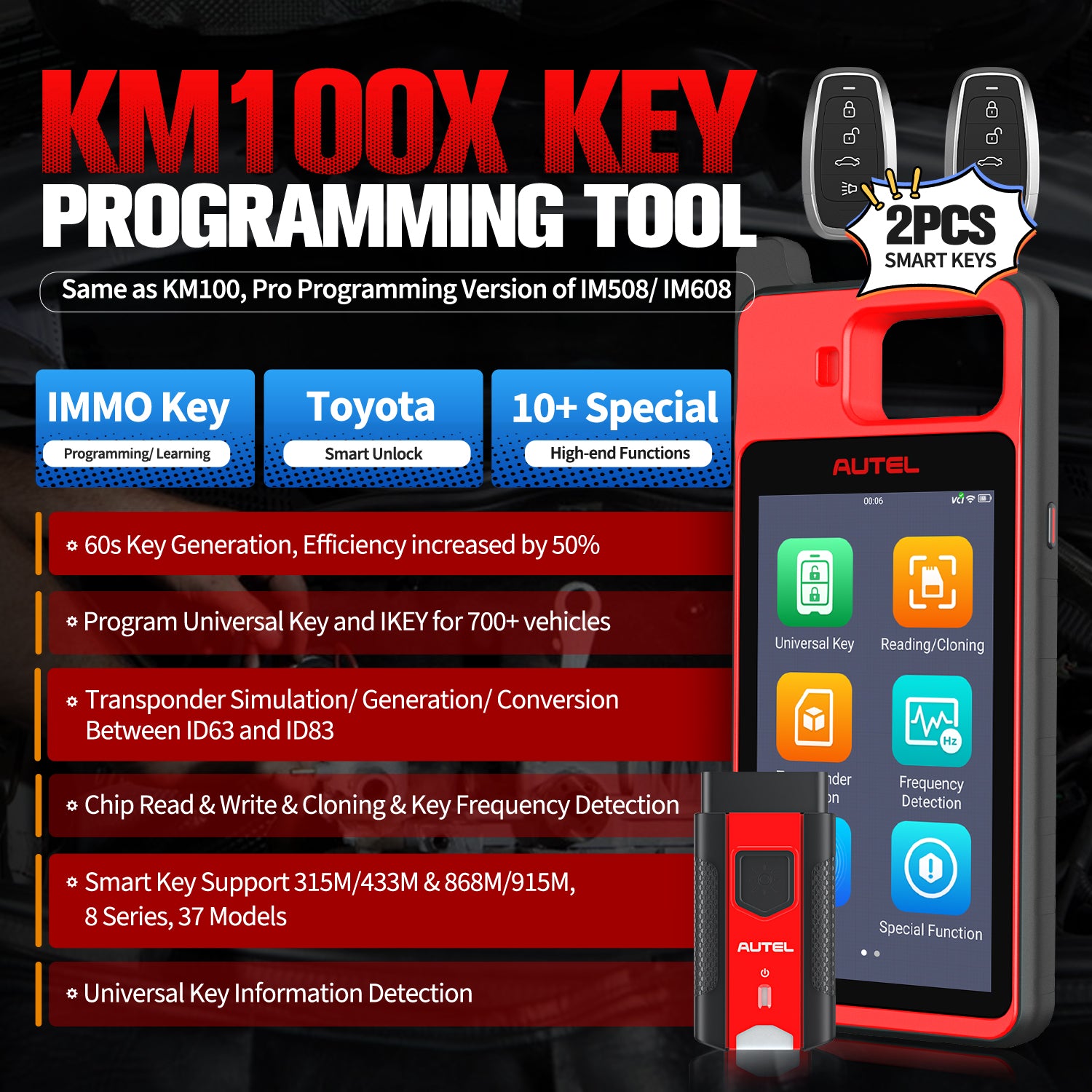 KM100 Key Programming Tool