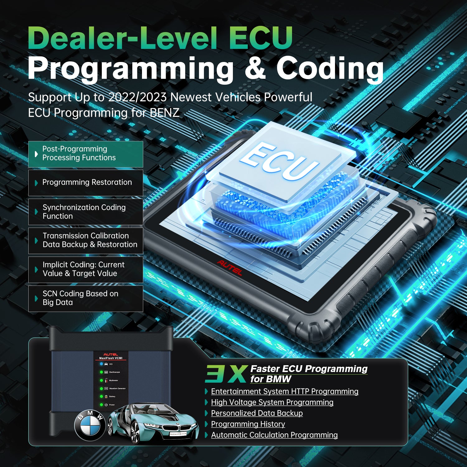 MS919EV Advanced ECU Programming and ECU Coding