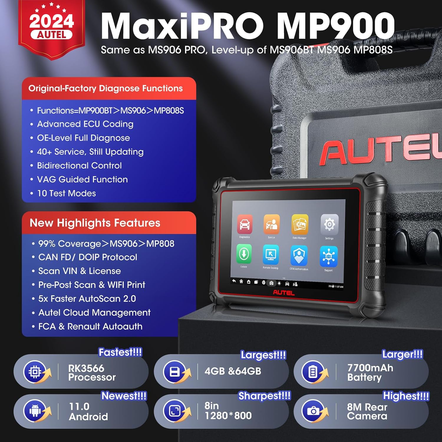 Autel MaxiPRO MP900 / MP900E Scanner - 2023 Newly Released