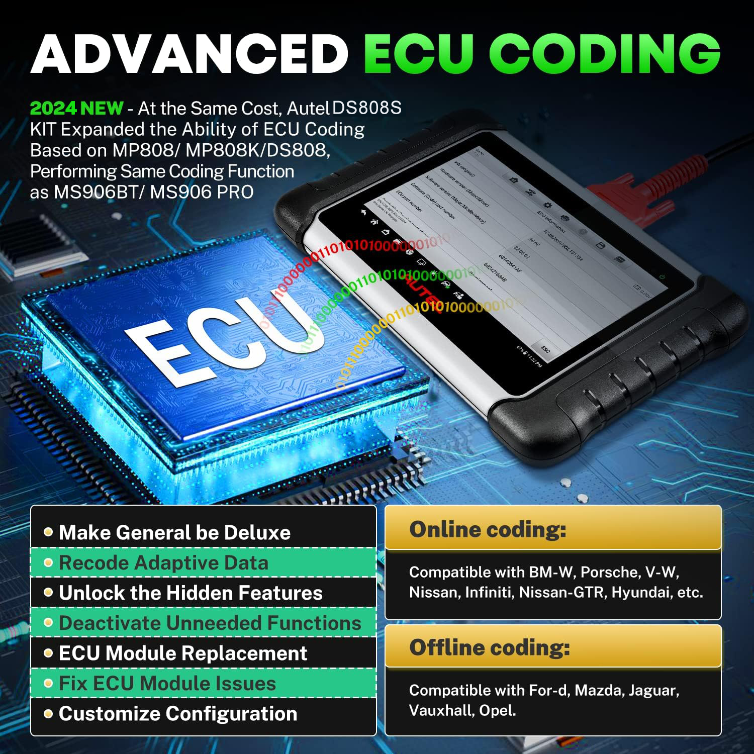 Autel DS808S ECU Coding