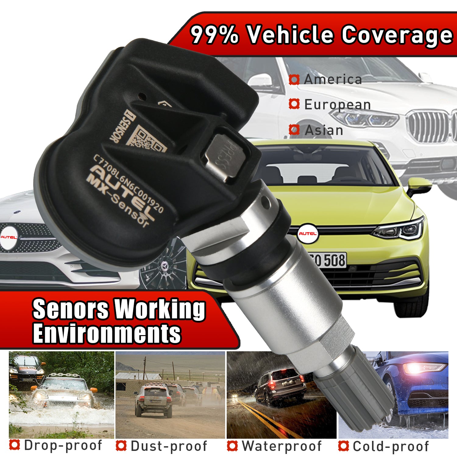 autel mx-sensor 99% vehicles coverage