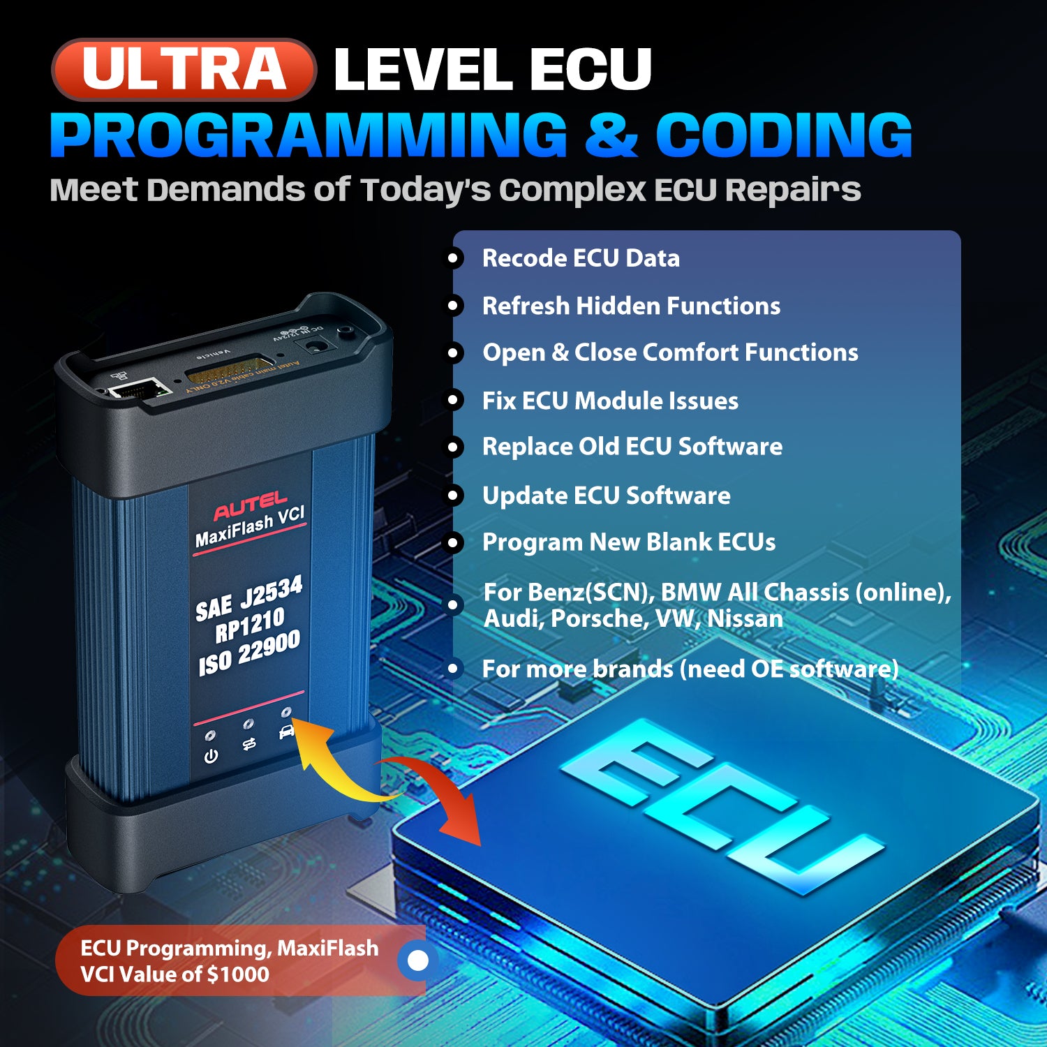 MS909EV ECU Programming and Coding