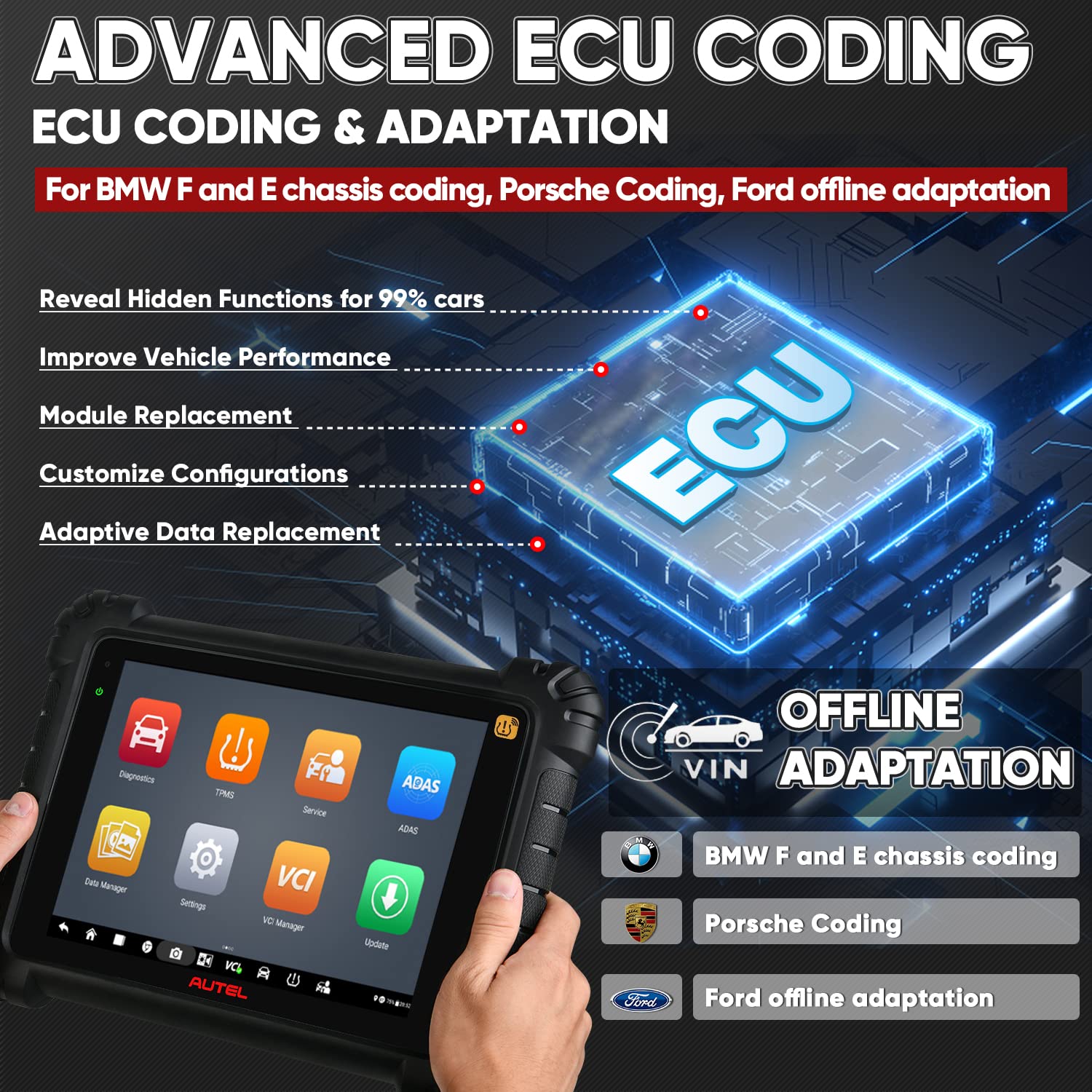 MS906 PRO TS ECU CODING AND ADAPTATION