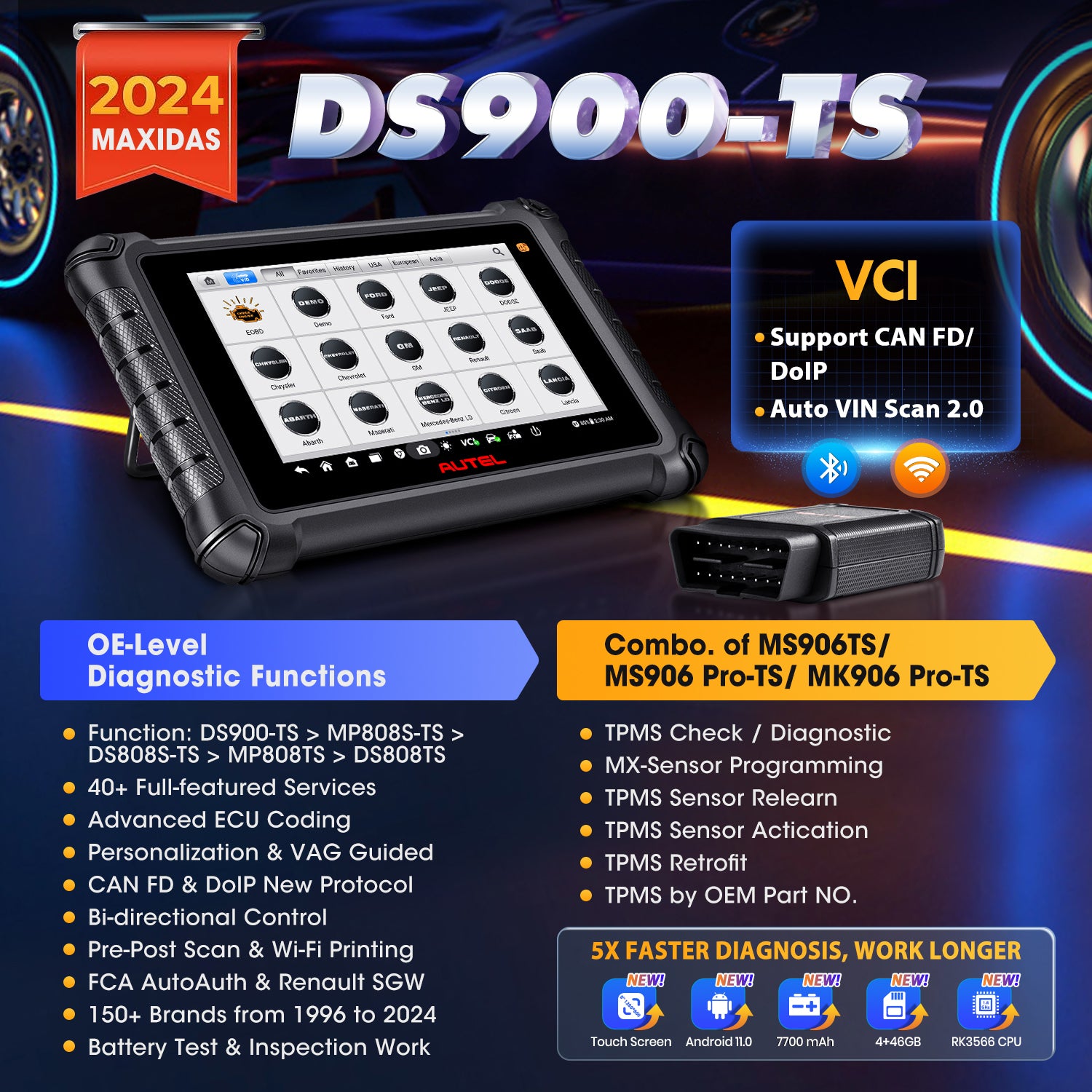 Autel MaxiDAS DS900TS Features