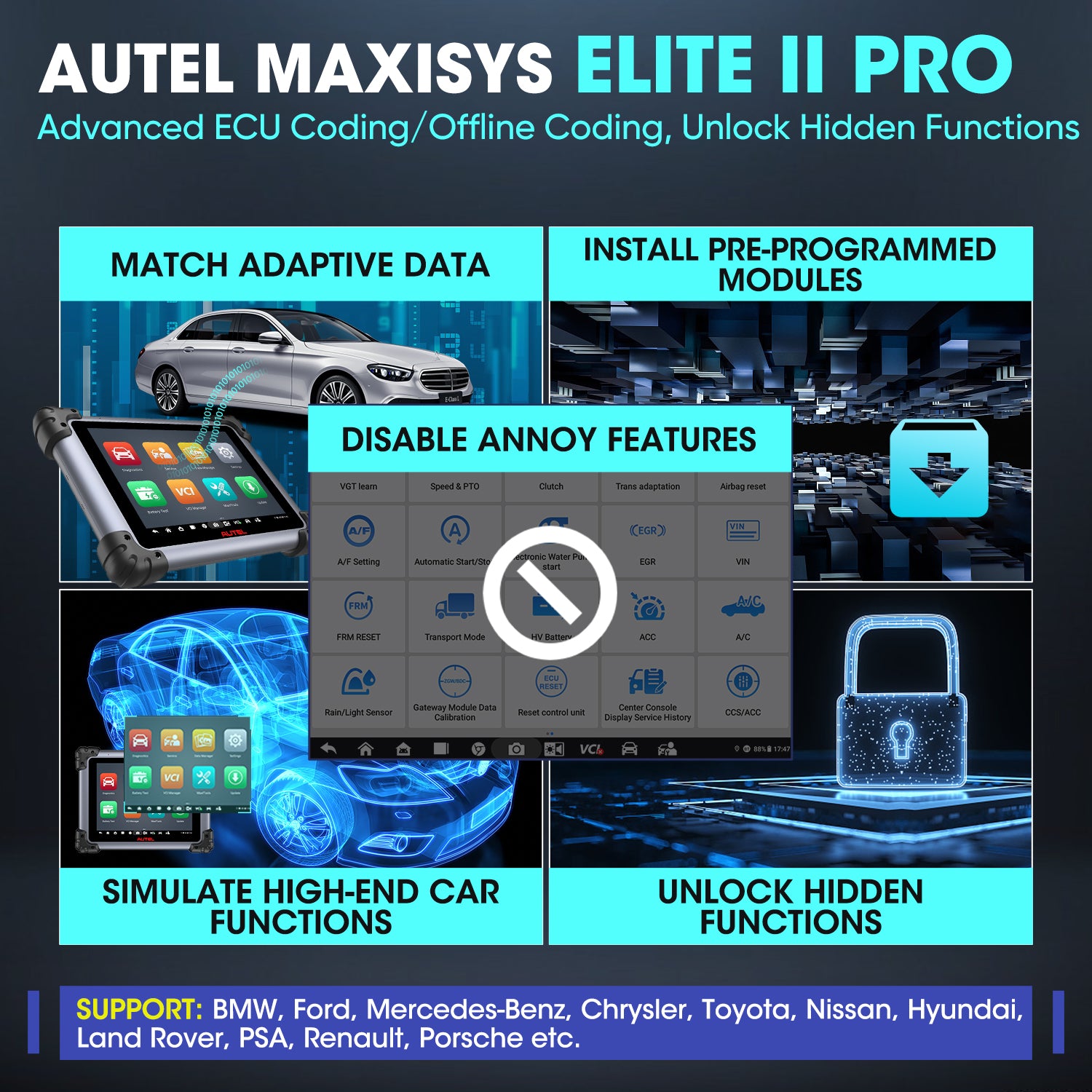 autel maxisys elite ii pro ecu coding