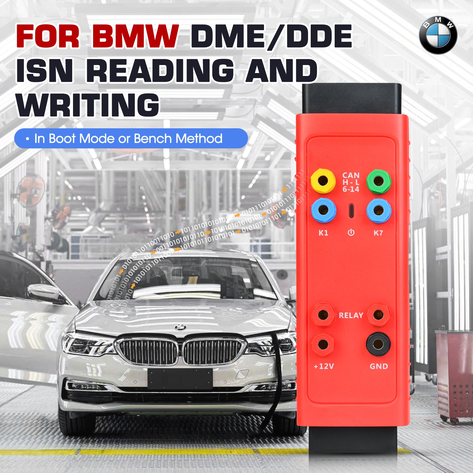 BMW DME/DDE ISN Reading and Writing in Boot Mode or Bench Method