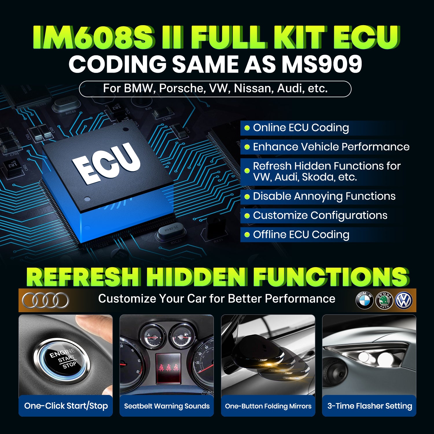 im608s ii with powerful ecu coding