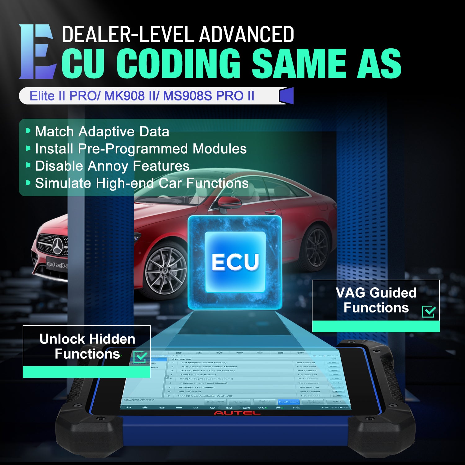 im608 pro ii with powerful ecu coding