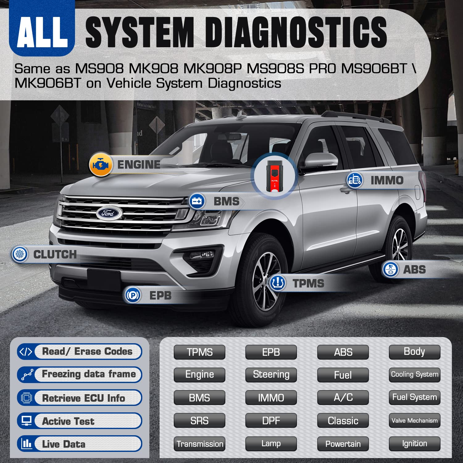 MAXISYS MS906 PRO ALL SYSTEM DIAGNOSTIC