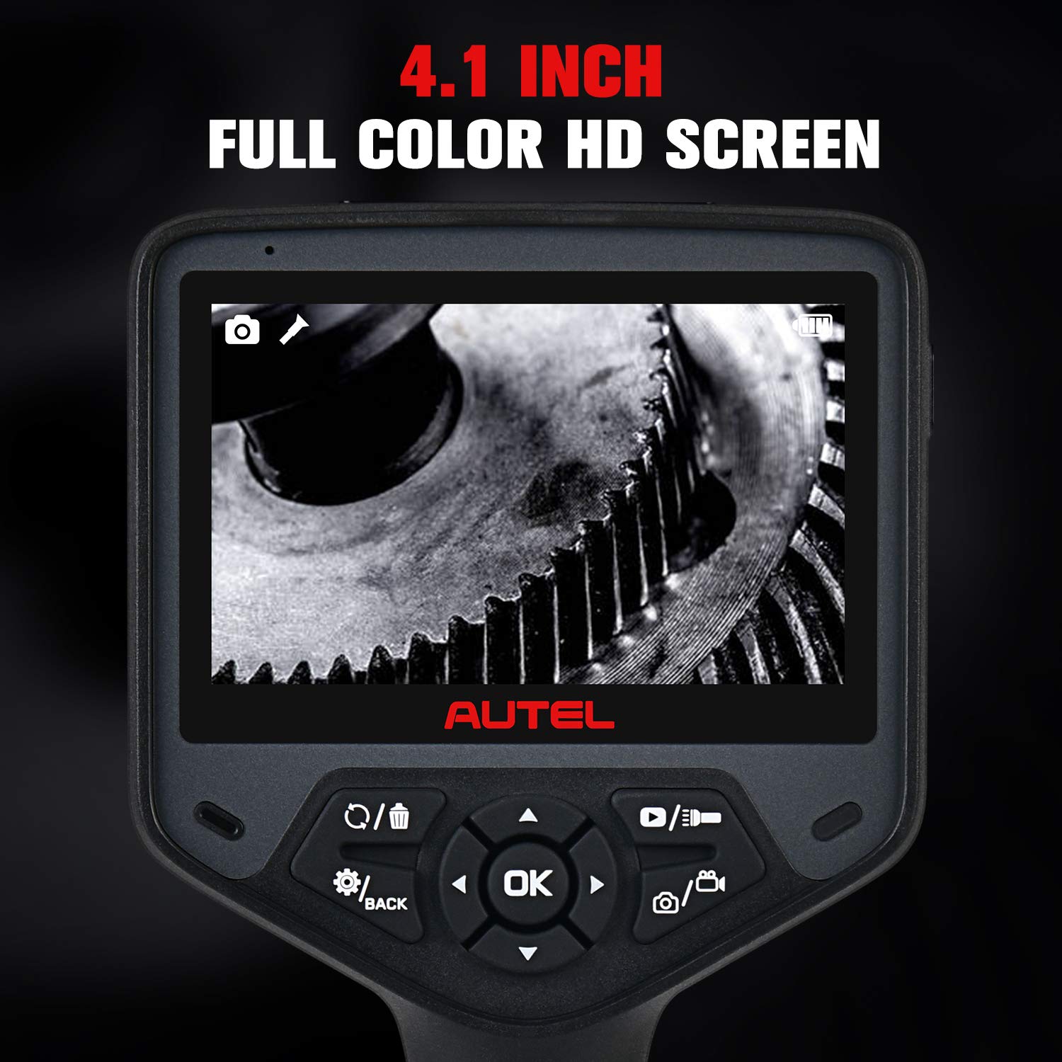 4.1-inch full color LCD display (1200 x 720)