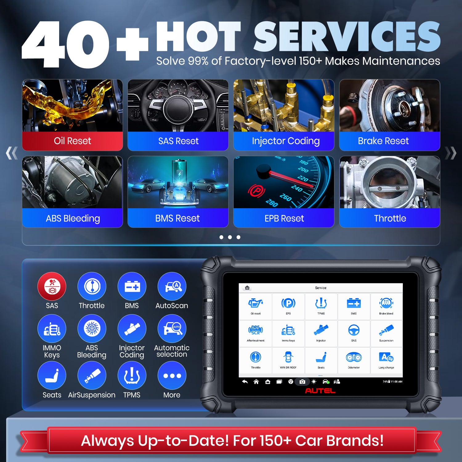 2023 MaxiDAS DS900 Hot Maintenance Services