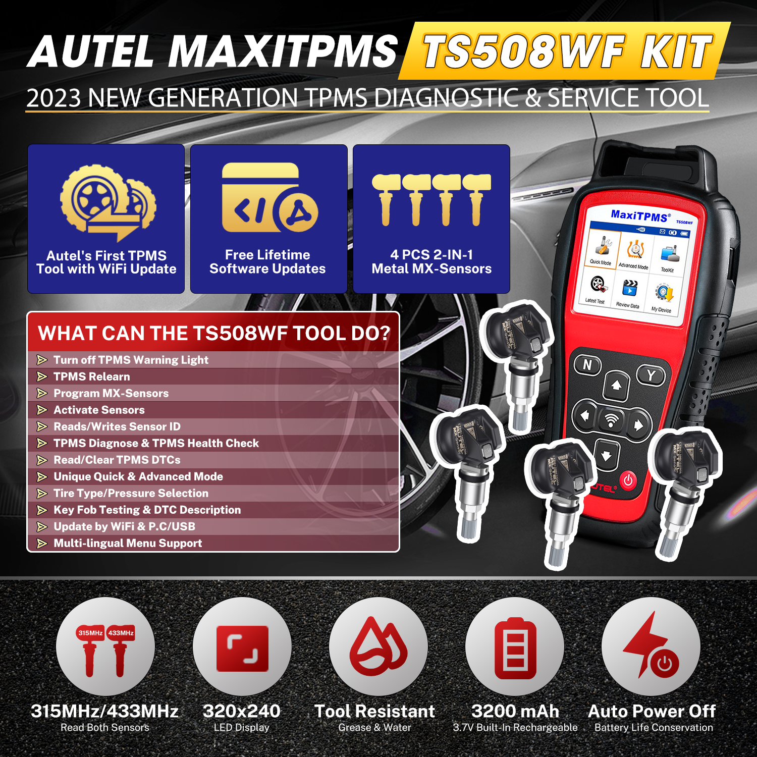 TS508 WF Features