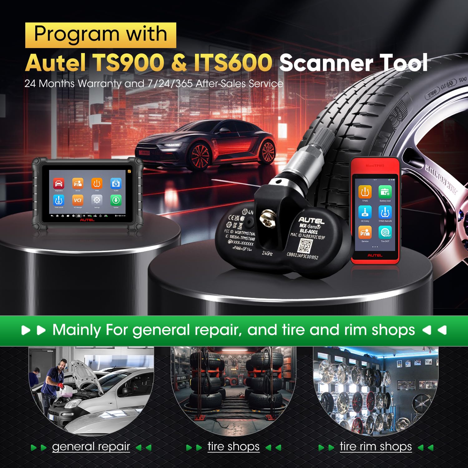 Program with Autel TS900 & ITS600 Scanner Tool