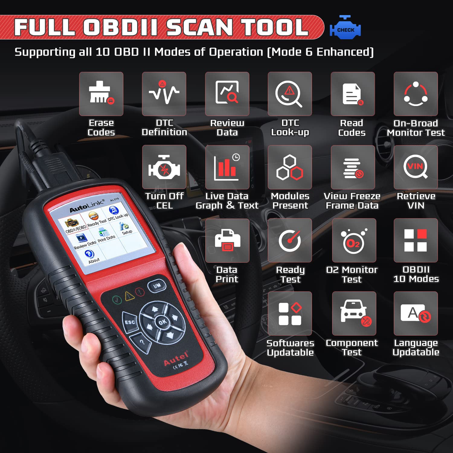 Full OBDII Functions