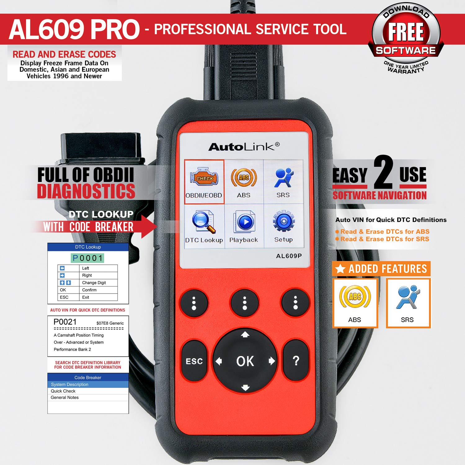 al609p Full OBD2 Functions