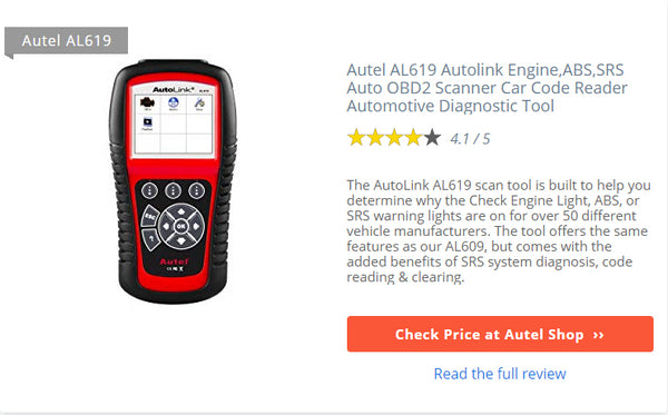 Autel AutoLink AL619 VS AL629 | OBD2 Scanner Comparison Chart – DiagMart