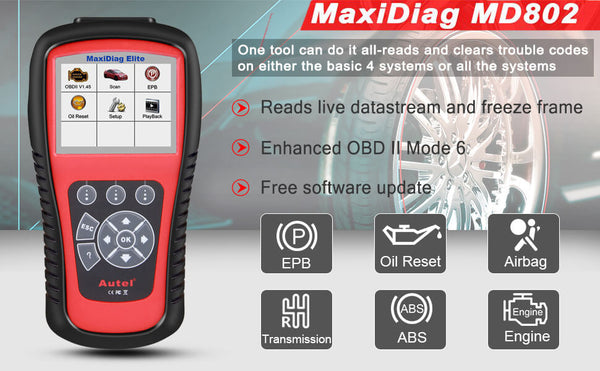 Autel md802 obd2 scanner