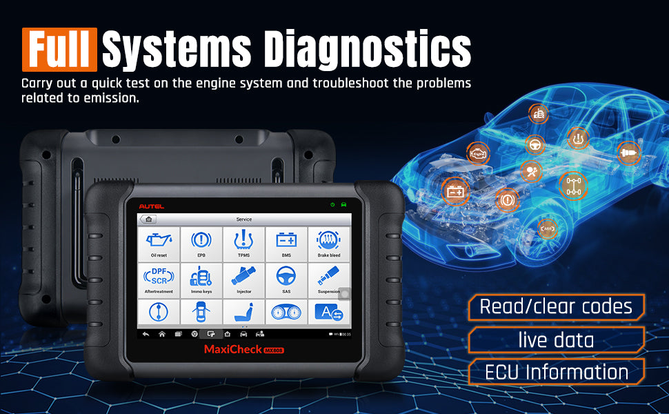 MX808 FULL systems diagnostic