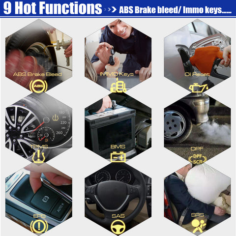 autel mk808bt Hot Functions