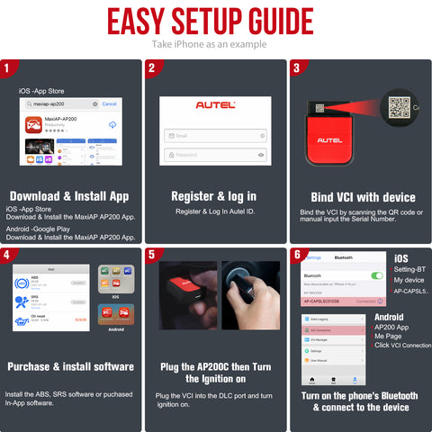 How to use Autel AP200C OBD scanenr