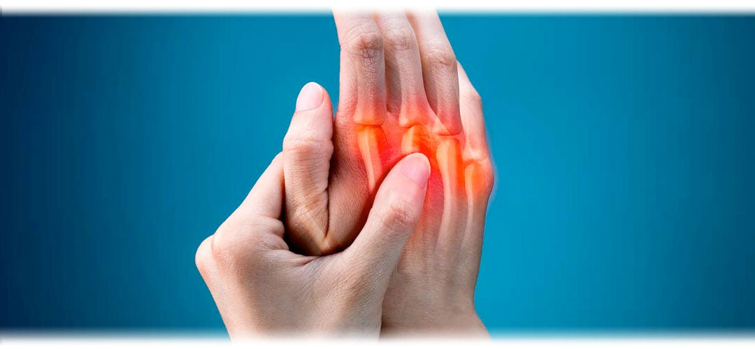 Image depicting a person experiencing arthritis pain in their joints.