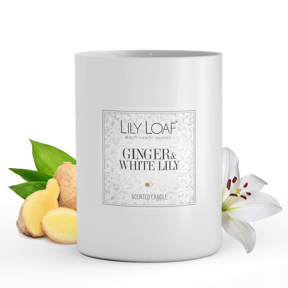 Ginger and White Lily Soy Wax Candle