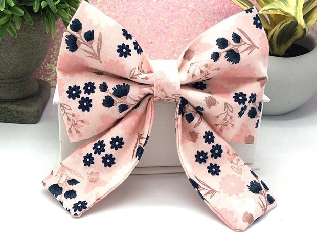 girly dog collars with bows