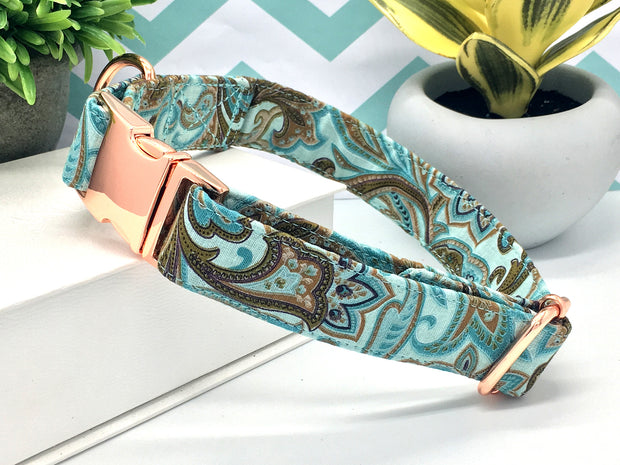 paisley dog collar