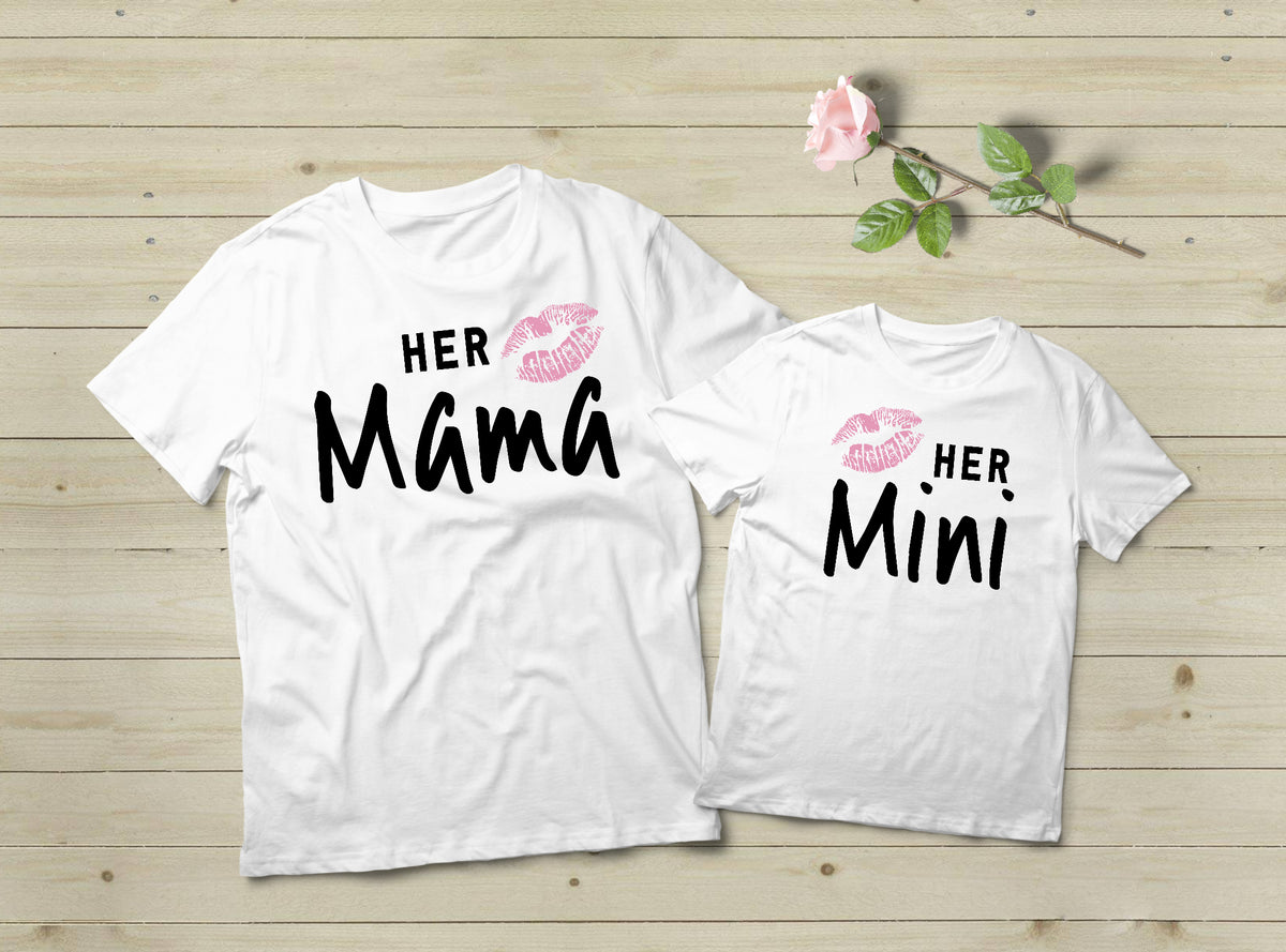 Download Mommy And Me Outfits Mama Mini Mother Daughter Shirts White Matchizz