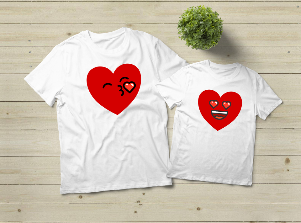 Featured image of post Matching Family Valentines Day Shirts - Hugs kisses valentine wishes pjs.