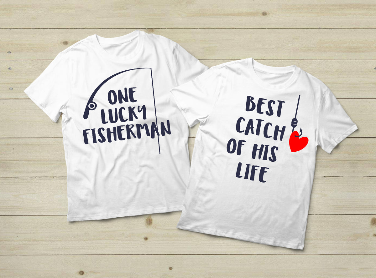 Download Fishing Couples Shirts Fisherman Love Gift White Matchizz