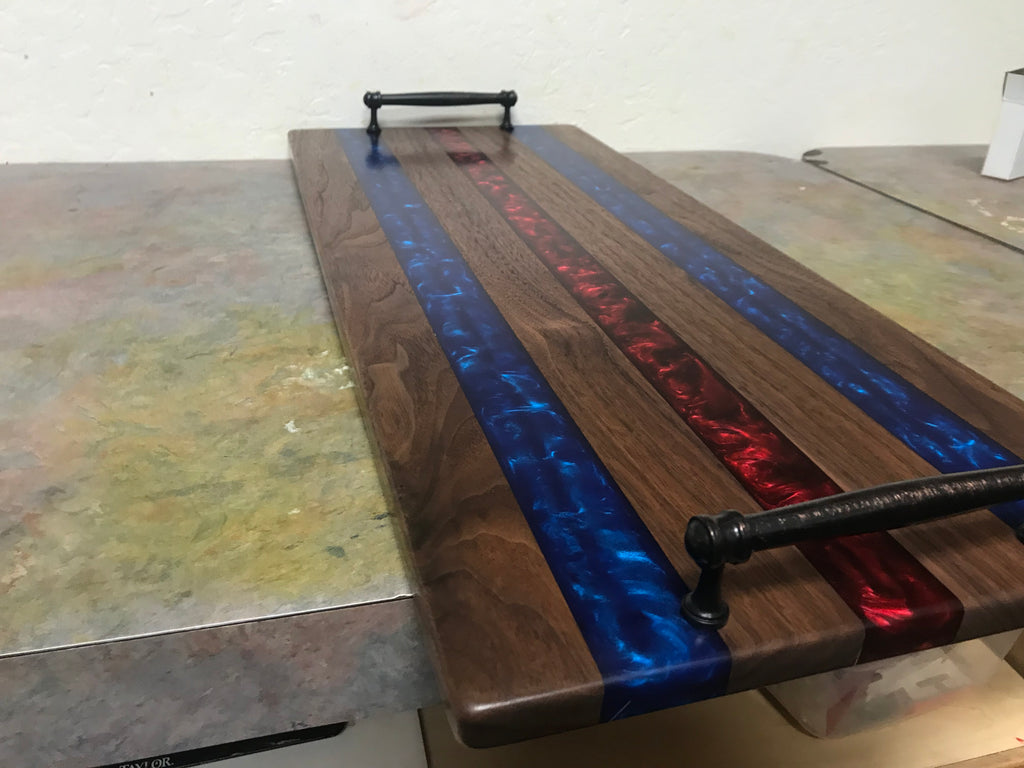 Epoxy Resin Charcuterie Board – Unique Wood Cutting Boards LLC