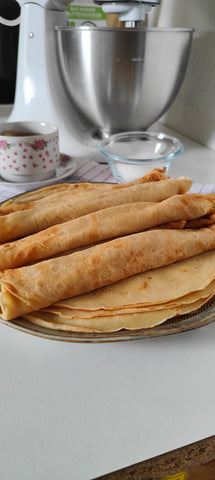 Recette facile de crêpes moelleuse avec seulement 2 oeufs