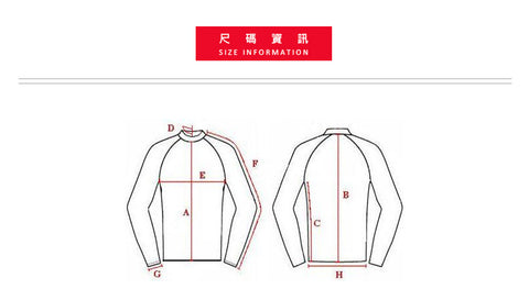 Asian Mens Jacket Size Chart