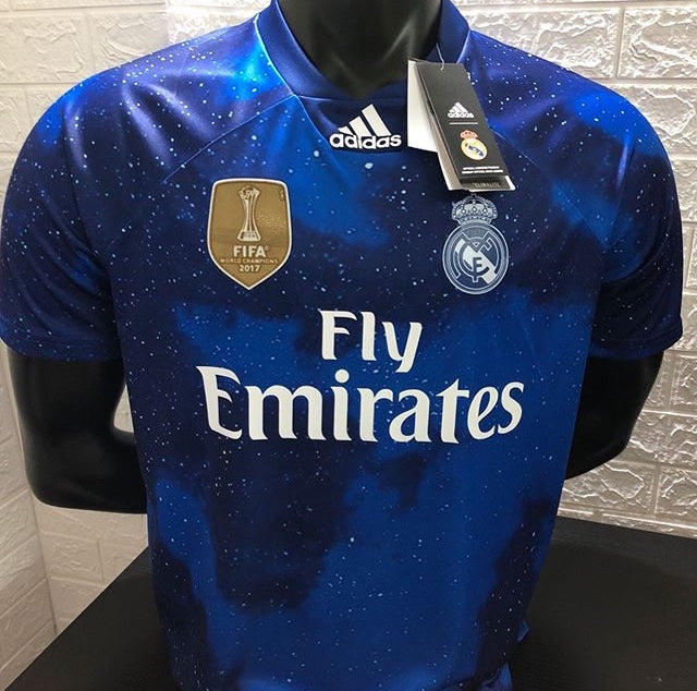 uniforme do real madrid azul