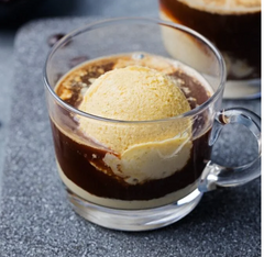 affogatos, affogato, coffee ice cream