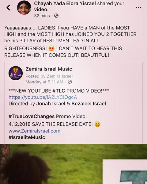 Zemira Israel TLC True Love Changes album