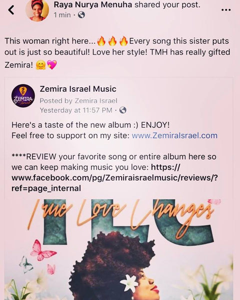 Zemira Israel TLC True Love Changes album