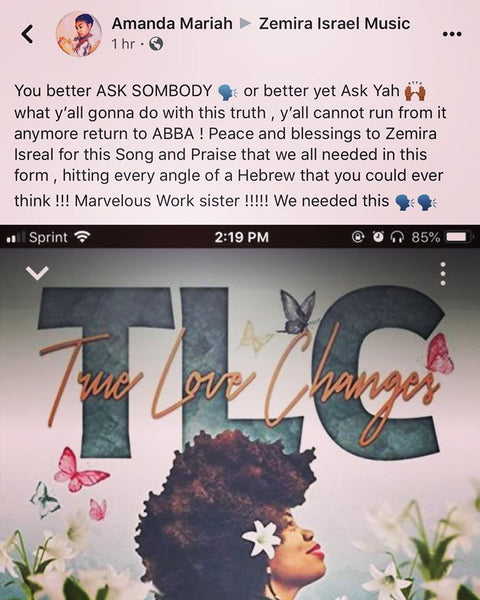 Zemira Israel TLC True Love Changes album