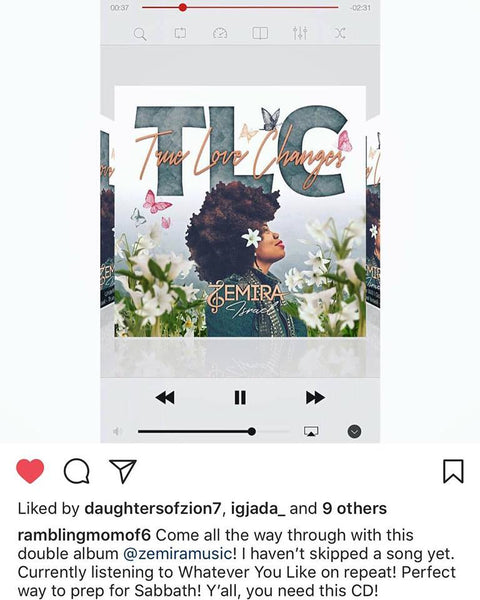 Zemira Israel's TLC True Love Changes album