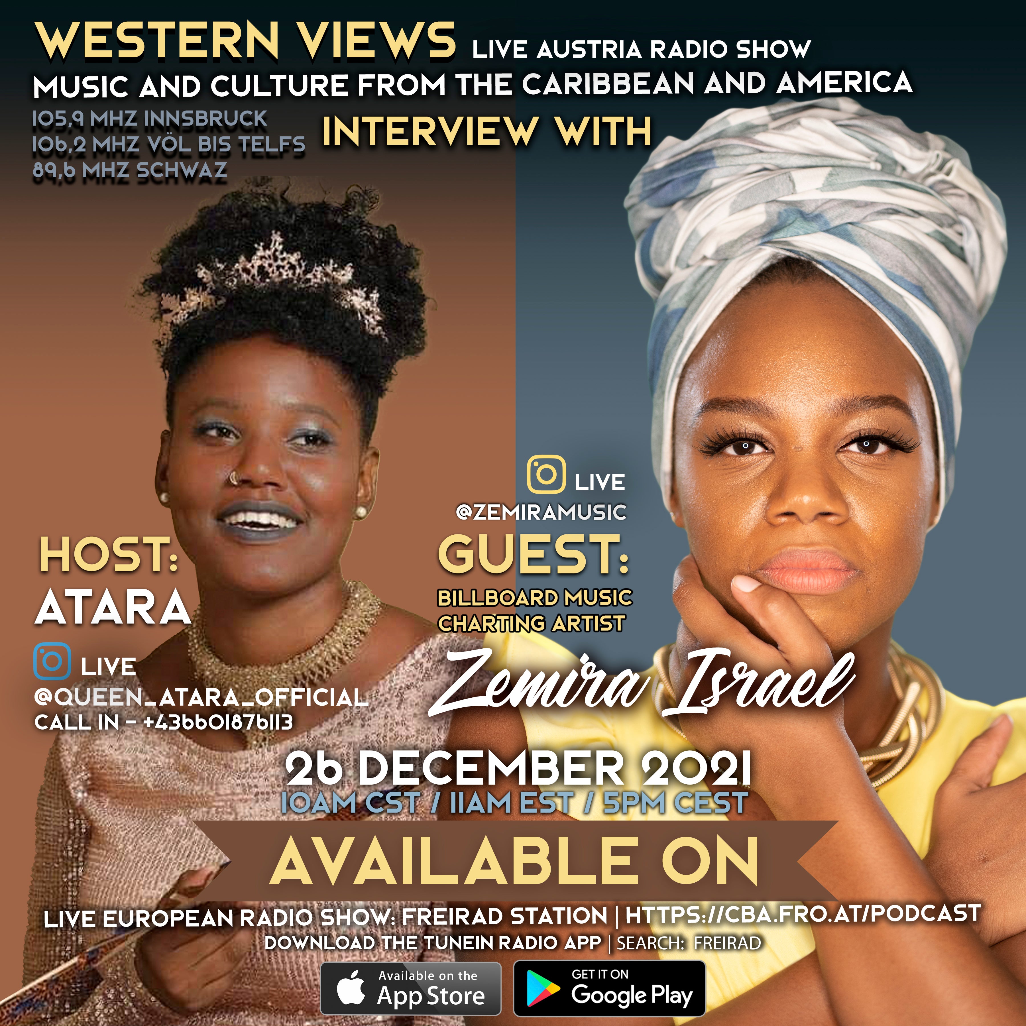 Western Views Radio interviews Zemira Israel