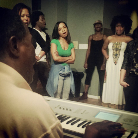 Zemira Israel in Craig Derry's Vocal Coach class in New York City 2014  